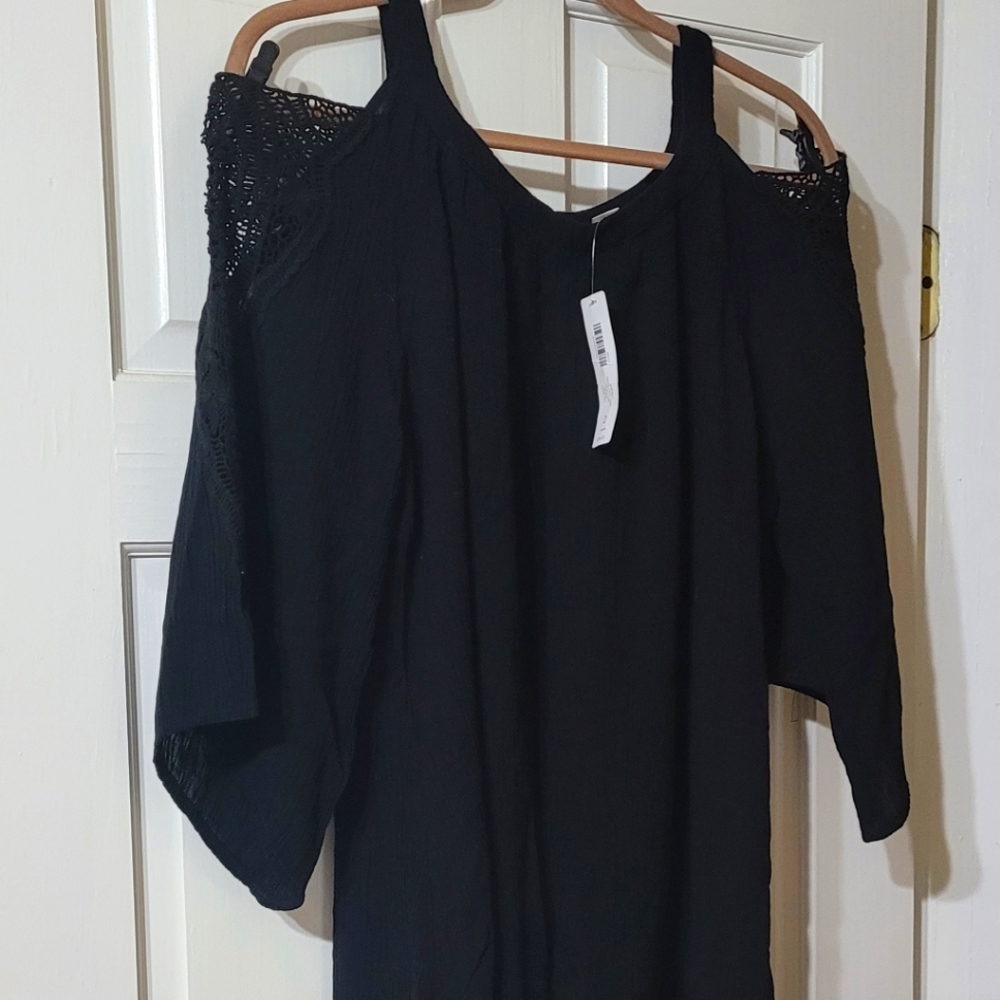 Chico size 2 (L) guauze/lace tunic